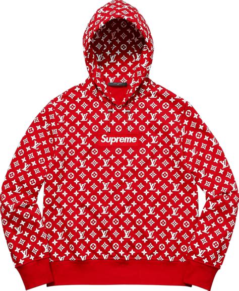 black supreme louis vuitton hoodie|Louis Vuitton supreme red hoodie.